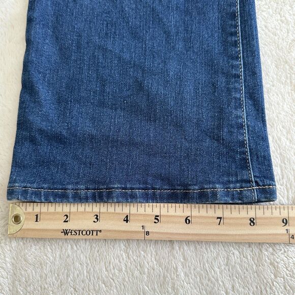 Vintage America Jeans Womens Size 10/30 Blue Medium Wash Denim Boot Cut Mid Rise - Picture 12 of 14
